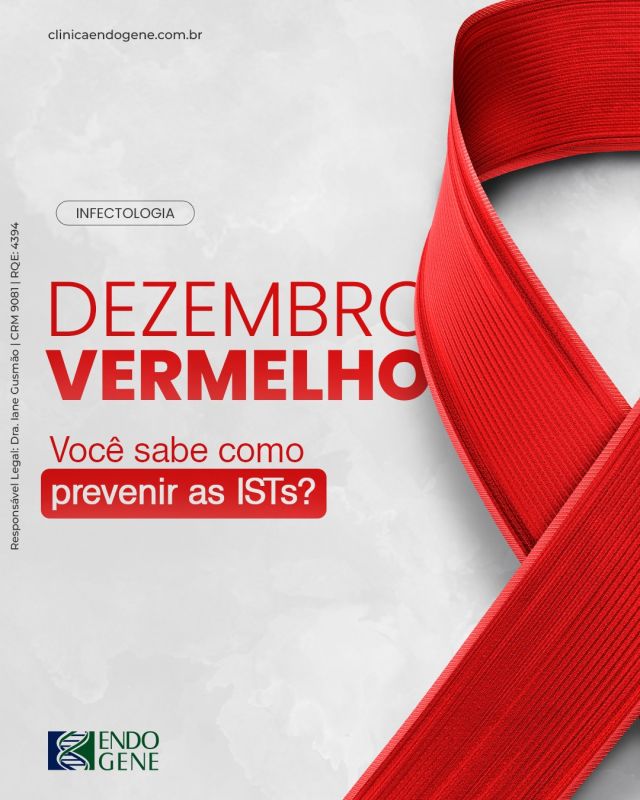 Dezembro Vermelho chama nossas atenção para a prevenção e cuidados com o #HIV, a Aids e outras Infecções Sexualmente Transmissíveis (ISTs). Entender sobre elas, podem garantir qualidade de vida, especialmente com os avanços dos últimos anos no tratamento dessas doenças. ❤️🎗️

E a prevenção vai além de métodos isolados; envolve conhecer as opções, compartilhar responsabilidades e adotar práticas seguras. Você já sabia de todos esses métodos?
.
.
#clínicaemsalvador #salvador #endocrinologia #cardiologiasalvador #cardiologia #endocrinologiasalvador #infectologista #infectologiasalvador #cidadejardim #clínicogeral #clínicogeralsalvador #clínicamédicaemsalvador #dezembrovermelho #prevençãoist
